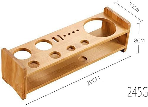 Miniatura 5 de Soporte de almacenamiento de bambú para barman, soporte de exhibición de madera, herramienta de barra duradera para barman de escritorio, kits de