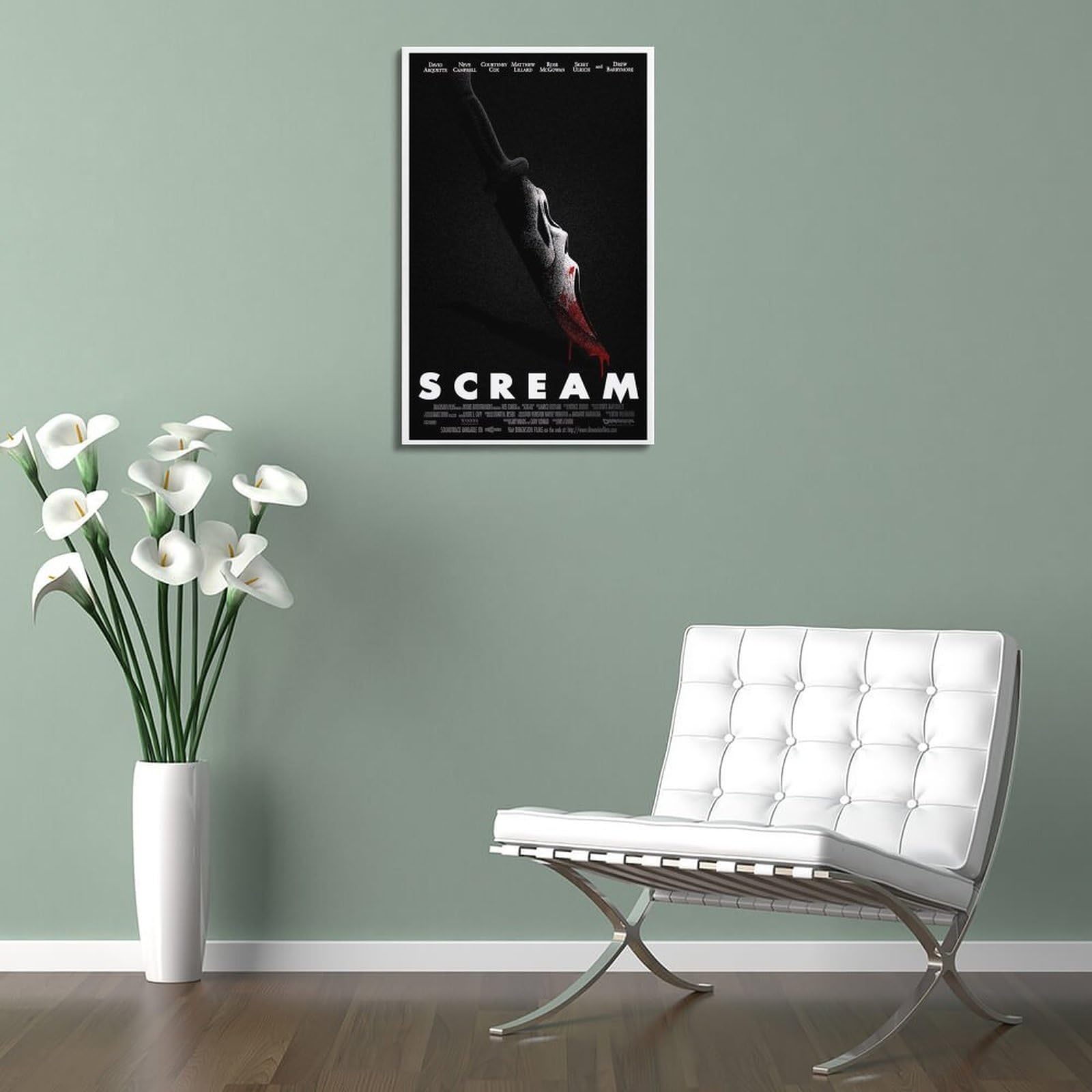 Poster Horror Su Tela - Urlo Iconico, 30x45 Cm, Perfetto Per Camera Da Letto - Foto 3
