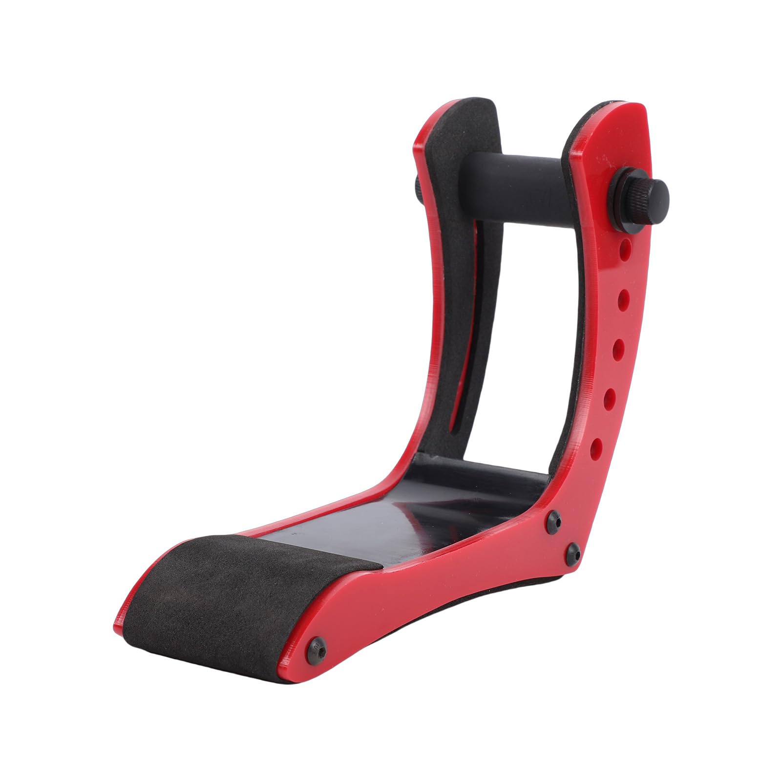 Supporto Ergonomico per Chitarra Elettrica, Gamba di Supporto per Chitarra Regolabile in Altezza e Angolazione, Rack per Sollevatore per , Ideale per Chitarre con Spessore 35-55 Mm