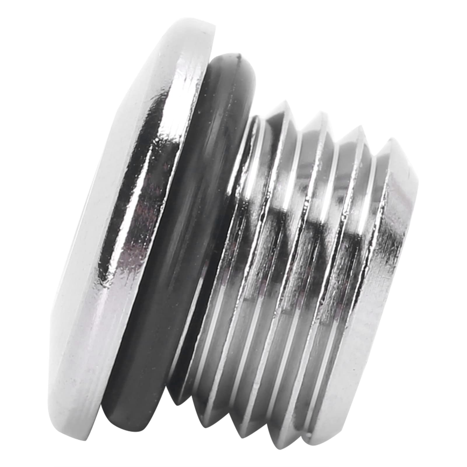 Xolsurg Dive Regulator Pressure Brass Sealing Ring Plug Screw for Dive, Low & High Pressure, Silver (High Pressure Plug)