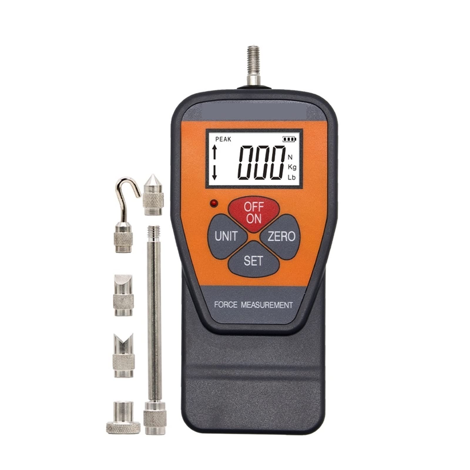 Tension Meter Digital Force Gauge Push Pull Portable Handheld Dynamometer With Precision Press 100N/200N/300N/500N LCD Display Gauge Force Meter