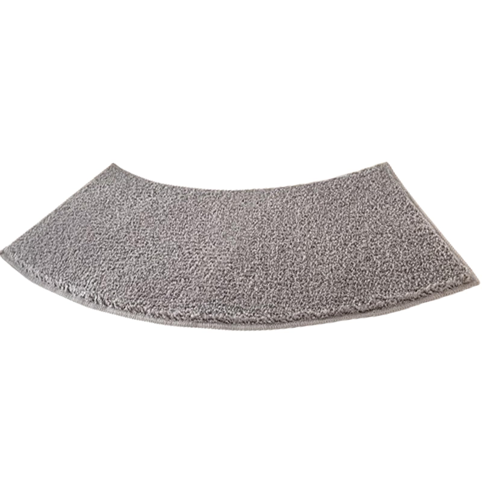 Ysaca Curved Shower Mat,30x100cm Curved Bath Mat,Non-Slip Shower Mat Outside Shower,Water Absorbent Corner Shower Mat for Laundry Room Shower (Grey)
