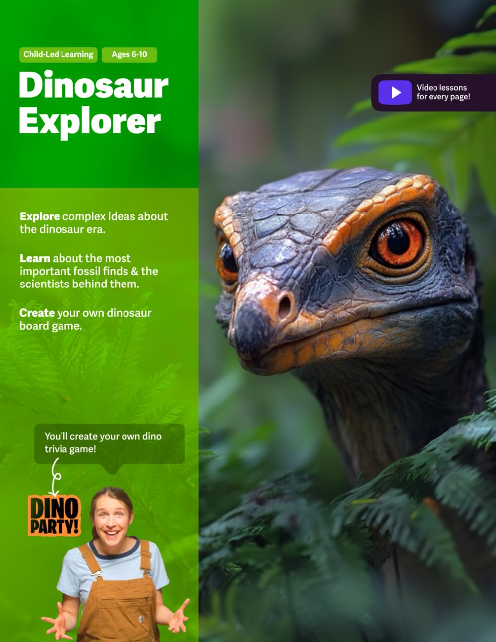 Tappity STEM School - Dinosaur Explorer Course      Paperback – August 8, 2024
