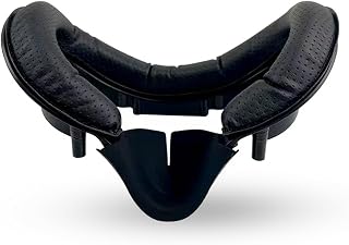 Mount Kit Compatible with Valve Index VR Headset Face Gasket Accessories– Includes 2 PU Leather Game Pads, Anti-Leakage Nose Guard, Lens Cover, Cleaning Cloth & VR Controller Brackets