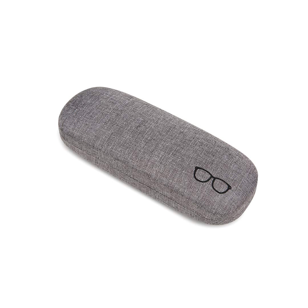 Portable Hard Shell Eyeglasses Case with Cleaning Cloth - Durable, Crushproof Glasses Storage for Sunglasses, Reading Glasses, Travel-Ready Protection