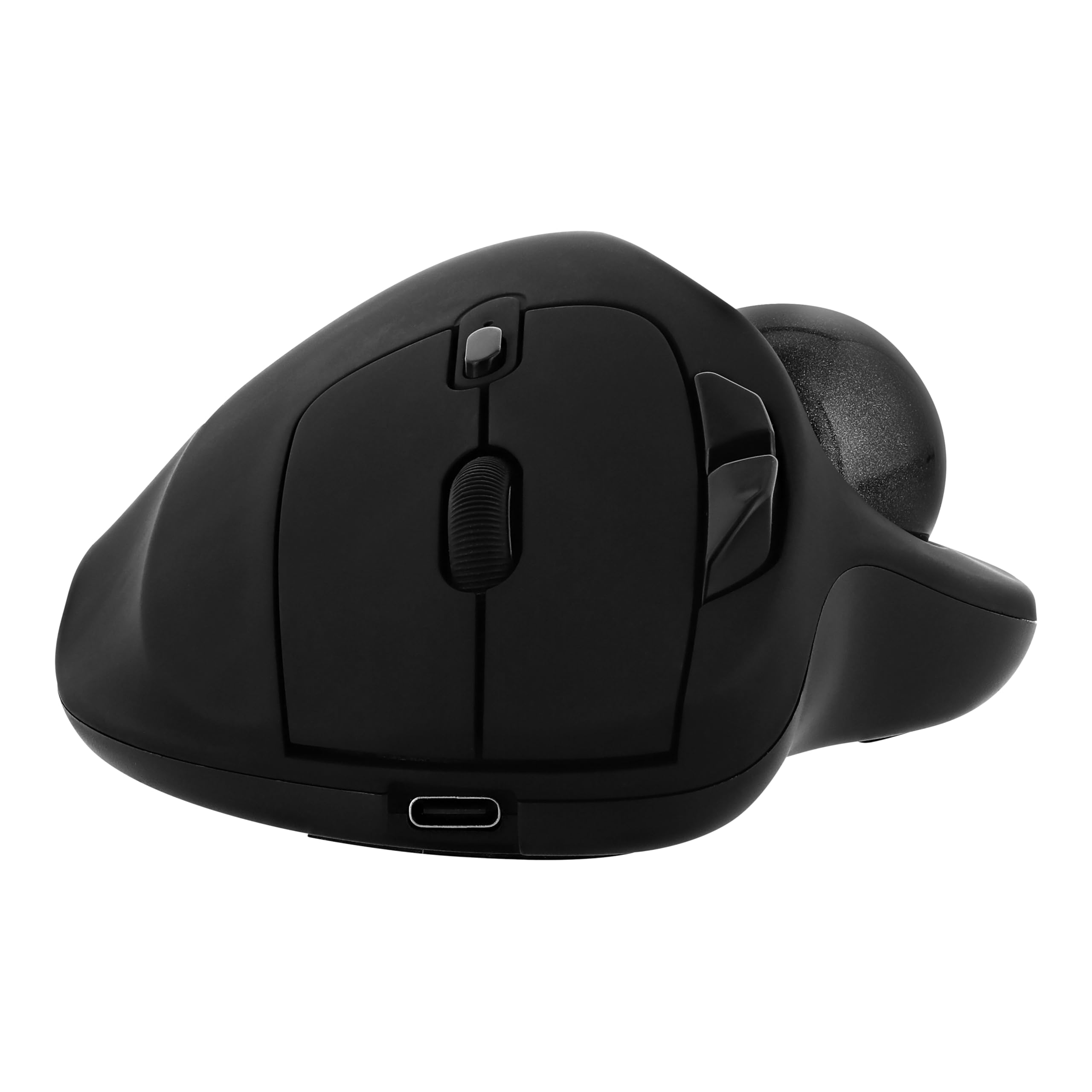 T'nB - Souris Trackball Rechargeable sans Fil, Bluetooth avec 6 Commandes, Design Ergonomique, Précis et Fluide - Noir