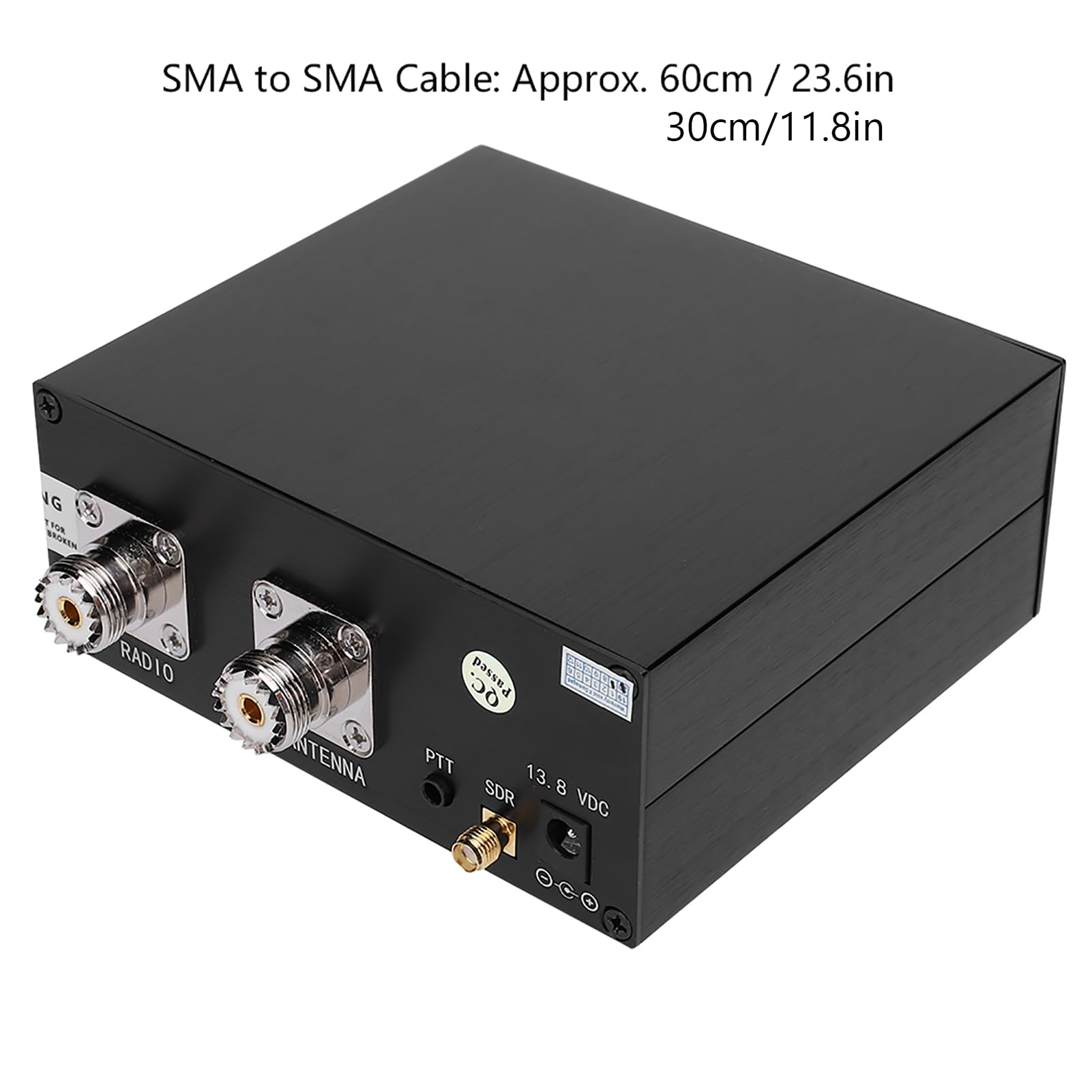 Walmeck Antenna Sharer SDR Transceiver Switch DC160MHz 100W Dispositivo in Lega di Alluminio per gli Appassionati di Radio