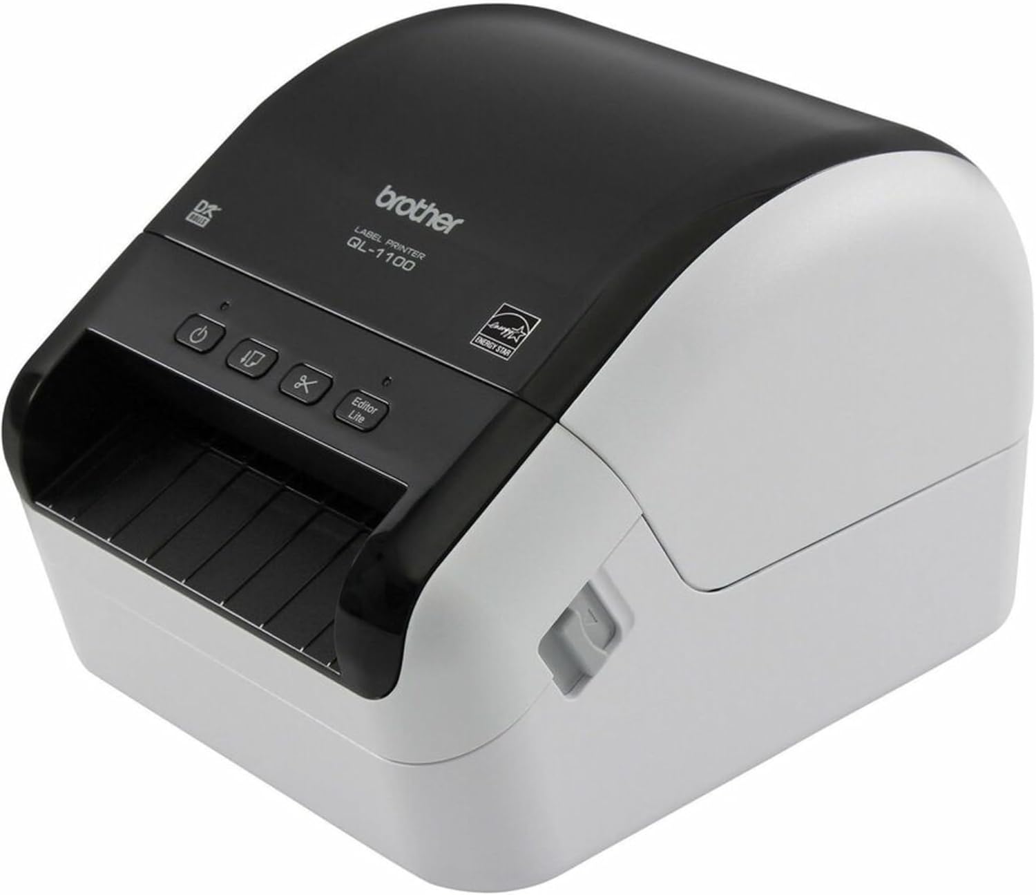 Brother QL-1100 Wide Format, Postage and Barcode Professional Thermal Monochrome Label Printer, Black