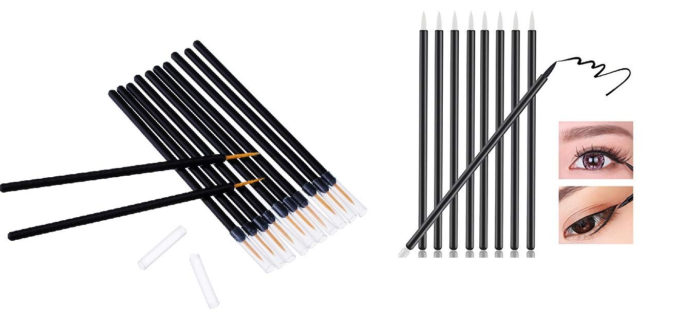 Imported Disposable Eyeliner Brush Applicator Cosmetic Eye Wands Makeup Tool 50 PCS-image-47
