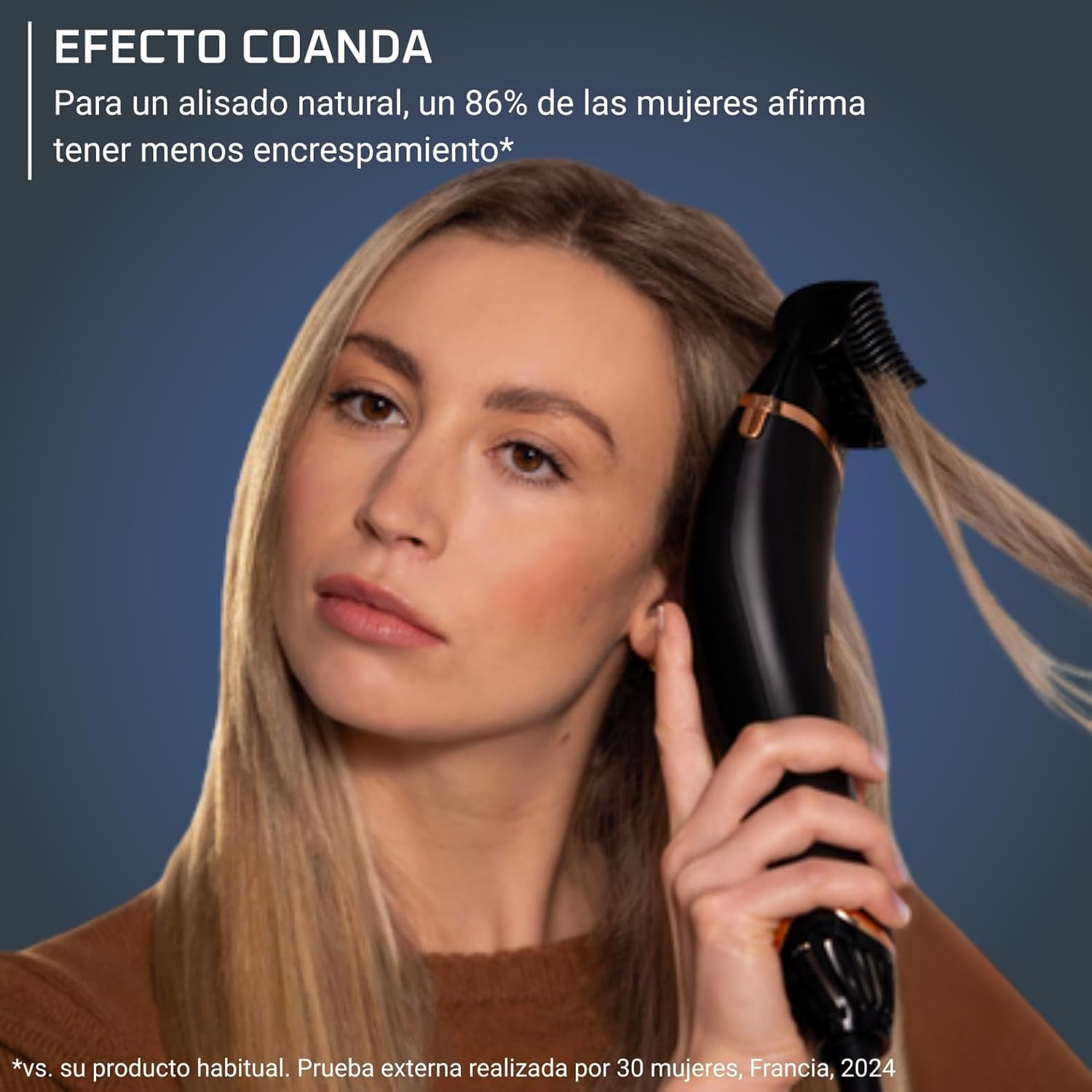 Rowenta Air Motion - Secador de pelo con efecto Coanda, diseño ergonómico y ligero, motor de alta velocidad, aire frío, 1300W de potencia, incluye neceser, CF8C20E0