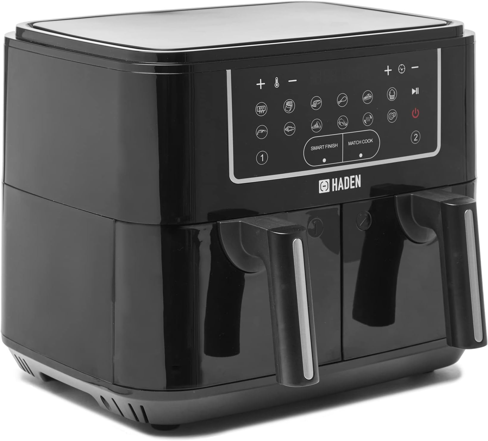 Haden 9L Dual Air Fryer Smart Finish & Match Cook Technology, 12