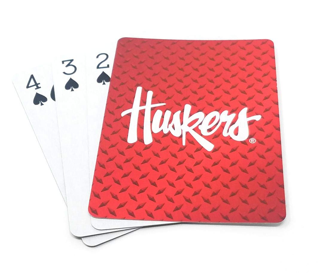 NCAA Nebraska Cornhuskers Playing Cards, One Size, Team color