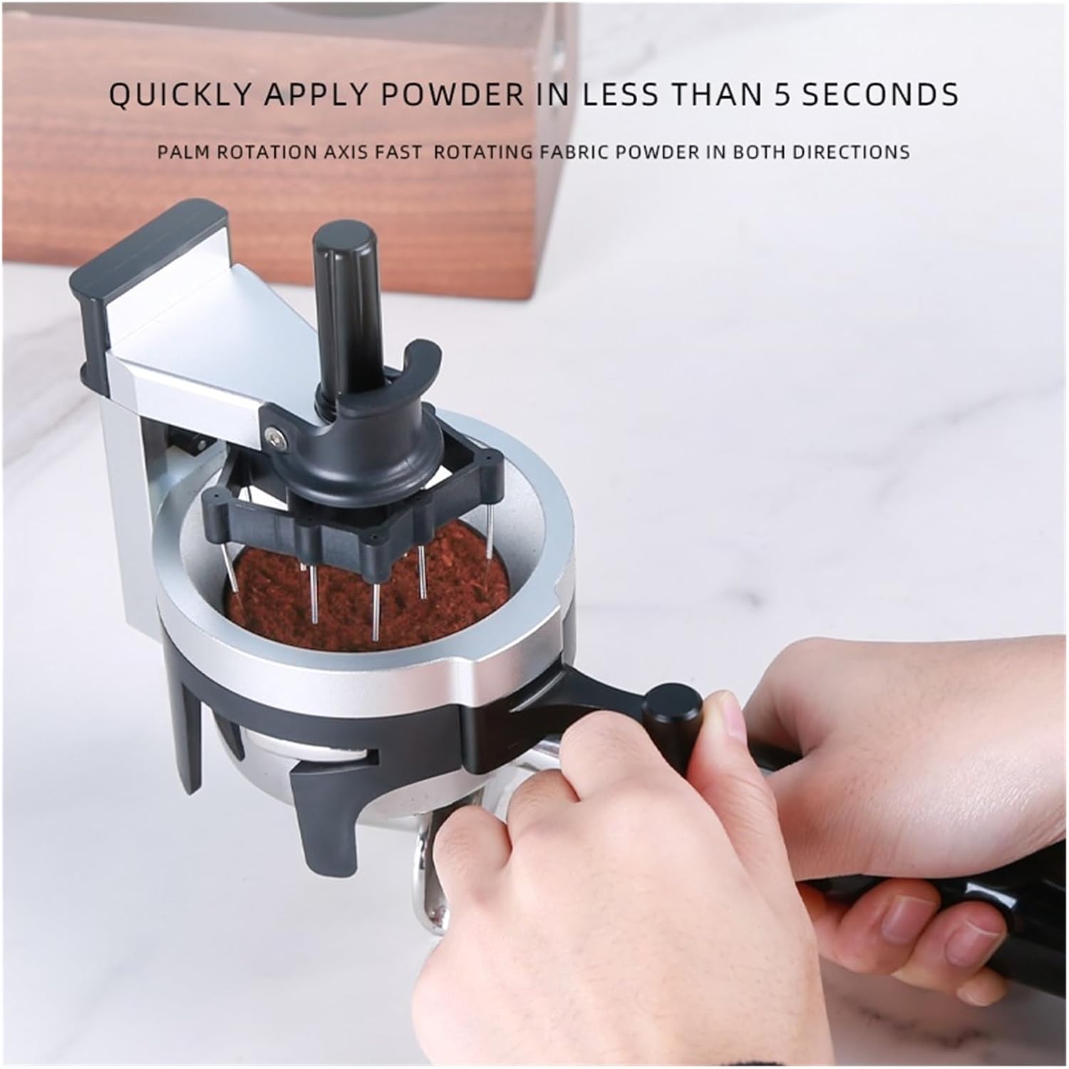 Espresso Stirrer Distribution Tool Rotate Coffee Stirrer For Espresso Coffee Machine With Grinder