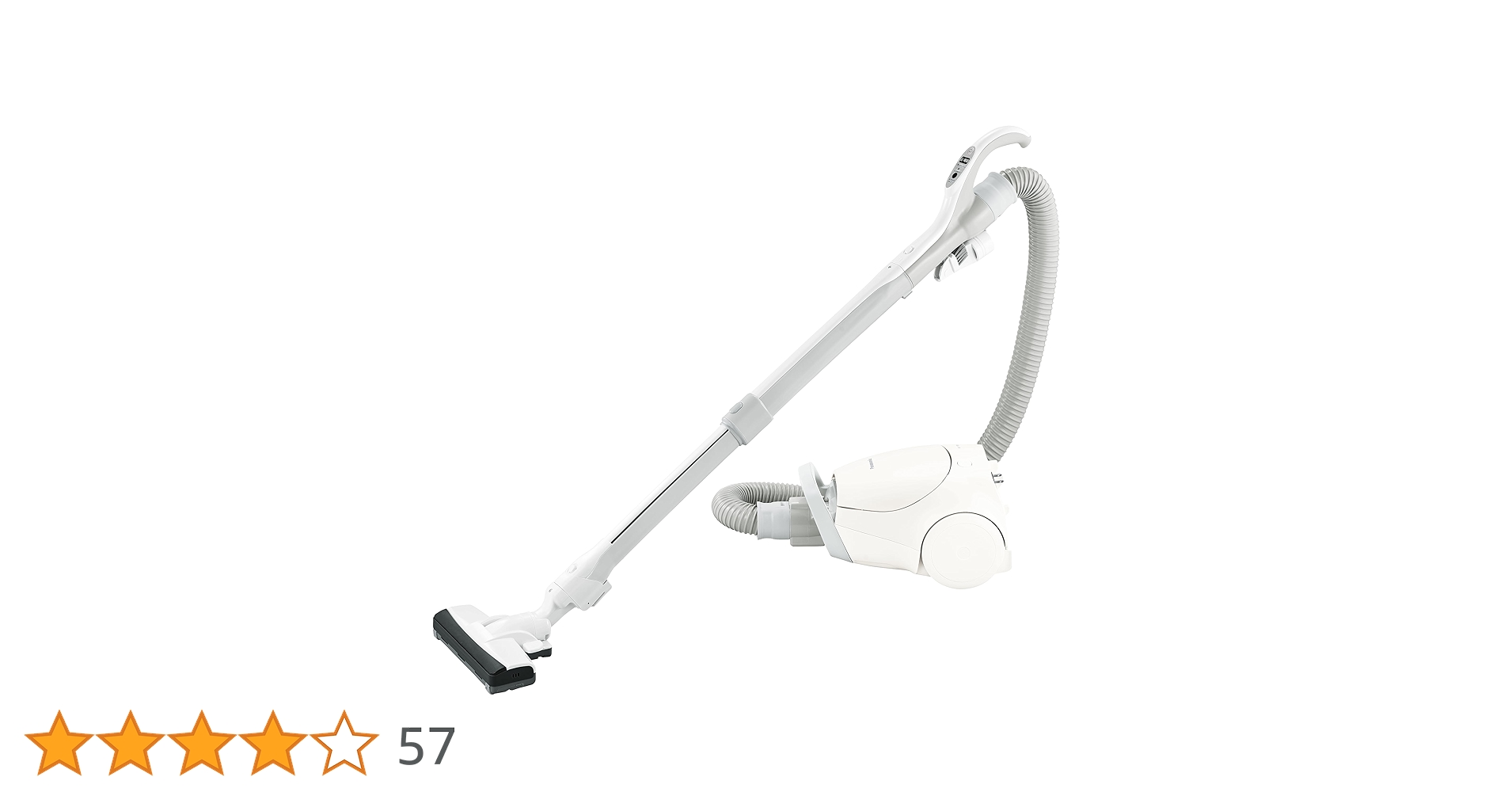 Panasonic MC-PJ 23A-H掃除機 ホワイト Panasonic パナソニック MC-PJ23A-H 紙パック式キャニスター掃除
