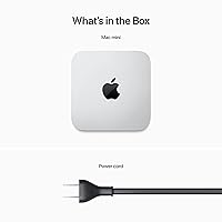 Vista 7 de Apple 2023 Mac Mini computadora de escritorio M2 Pro chip con CPU de 10 núcleos y GPU de 16 núcleos, memoria unificada de 16 GB, almacenamiento SSD