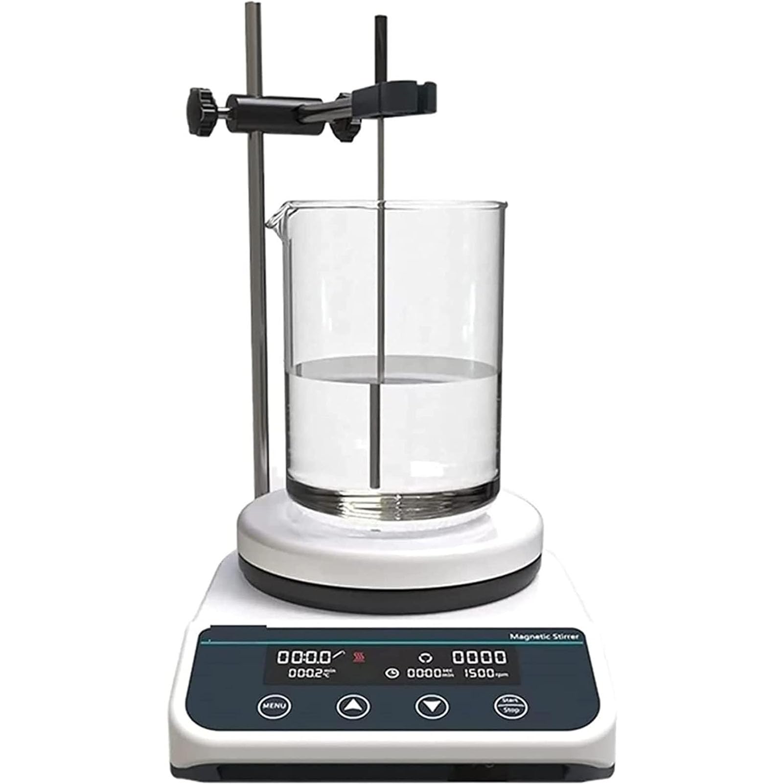 Agitador Magnético Digital De Placa Caliente, Agitador De Laboratorio Agitador De Líquido De 3 litros con Pantalla LED, Adecuado para Avance Y Retroceso, para Investigación Y Análisis Químicos