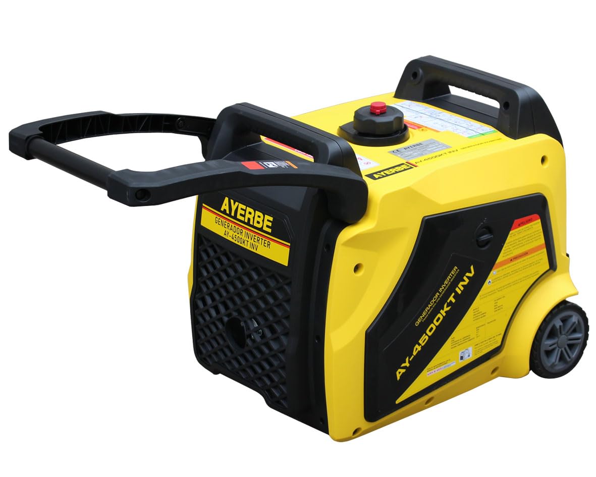 Generador Inverter AY-4500 KT de Gasolina 4000 W con Arranque Eléctrico Silencioso 65 dB para Uso Profesional y Electrónica Sensible - Maestro Ferretero