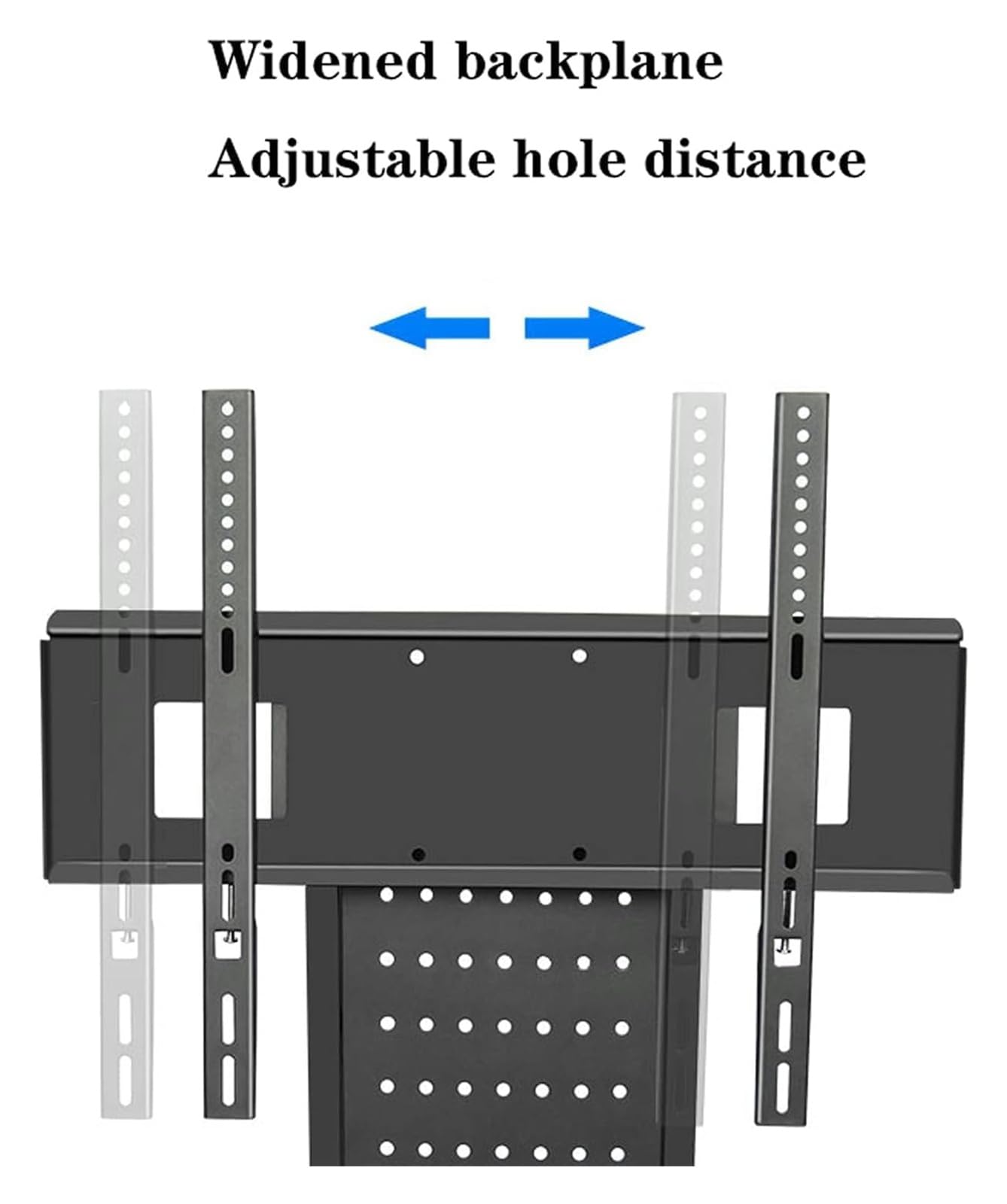 TABOJS Soporte de TV con Ruedas Base de TV de pie Ajustable para televisores de 3270 Pulgadas Soporte de TV móvil con Ruedas Uso doméstico y Comercial