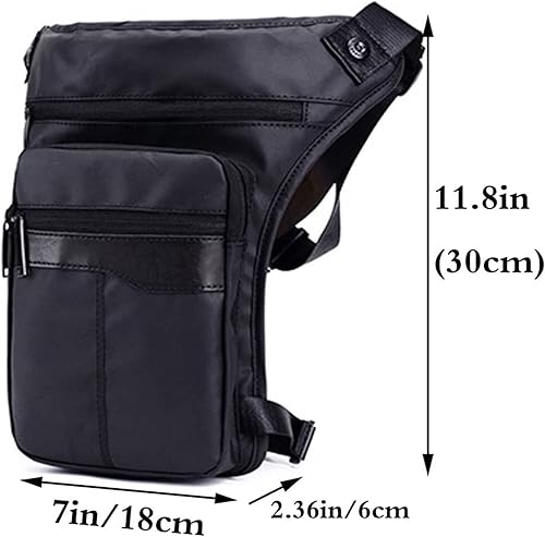 Miniatura 5 de Riñonera impermeable para piernas caídas, bolsa táctica militar para muslos, multiusos, carreras, camping, senderismo, motocicleta, ciclismo, bolsa