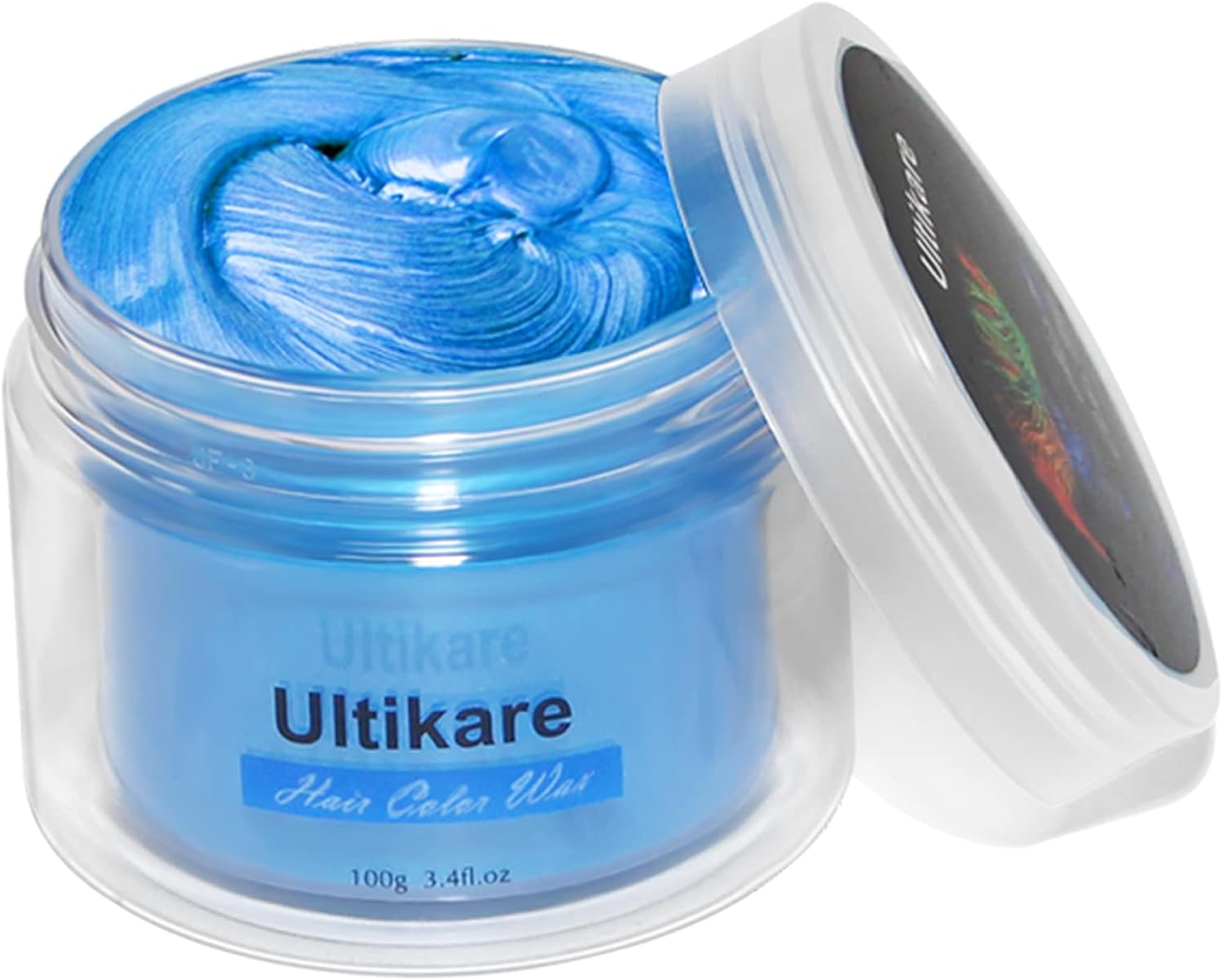 Tijdelijke Haarkleur Crème, Ultieme Haarkleur Wax Tijdelijke Haarkleur Set Instant DIY Cosplay voor Carnaval Kerstmis Halloween Partijen voor Mannen en Vrouwen (Blauw)