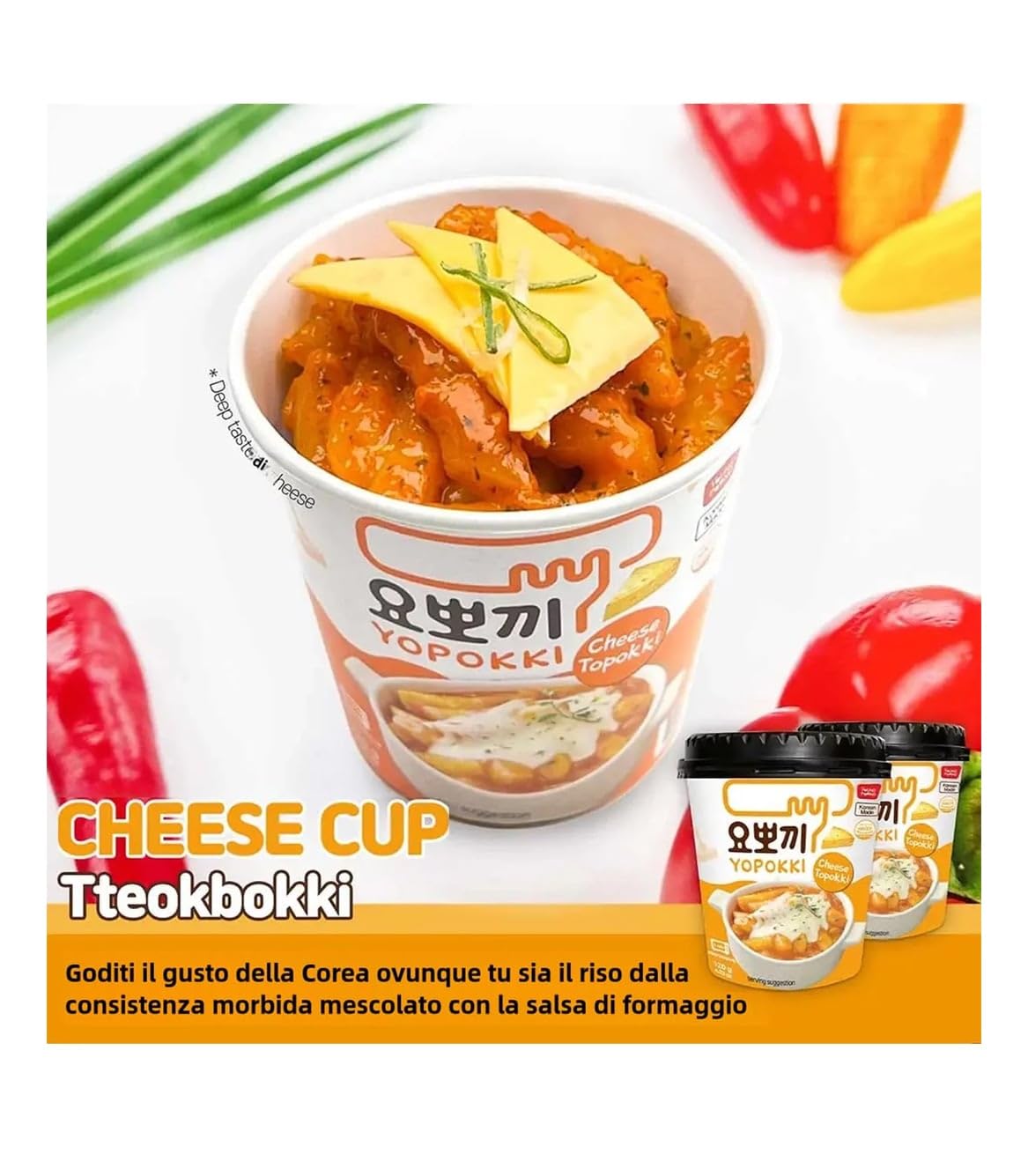 MiFan Tteokbokki Box – Cup di Gnocchi di Riso Coreani Istantanei | Gusti Misti a Scelta – Cibo Coreano Originale in Cup – 4 o 8 Porzioni (8 Pezzi, MAXI 4 Gusti (8x))