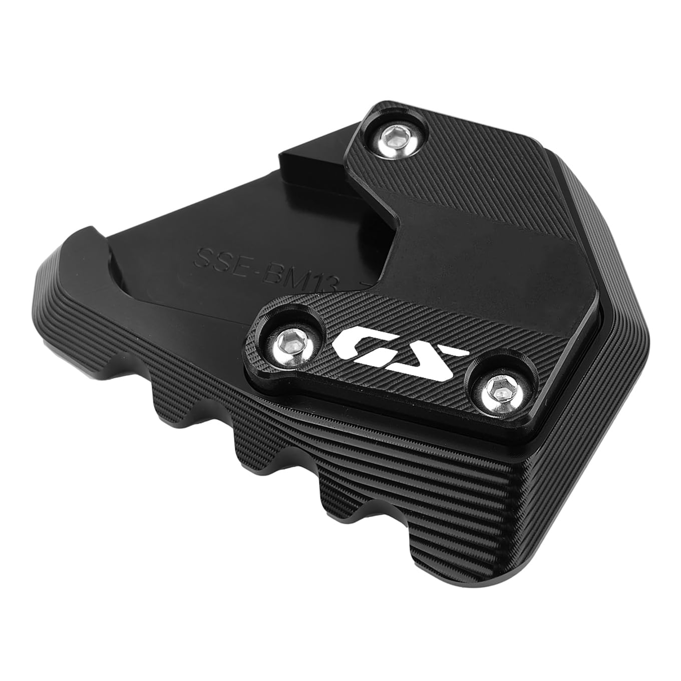 Para R1300GS ADVENTURE R 1300 GSA R1300 GS ADV 2024 2025 2026 1300gs GS1300 Accesorios Motocicleta Soporte Ampliar Placa de Apoyo Placa r1300gs 1300gsa Soporte Lateral Almohadilla de Extensión (Negro)