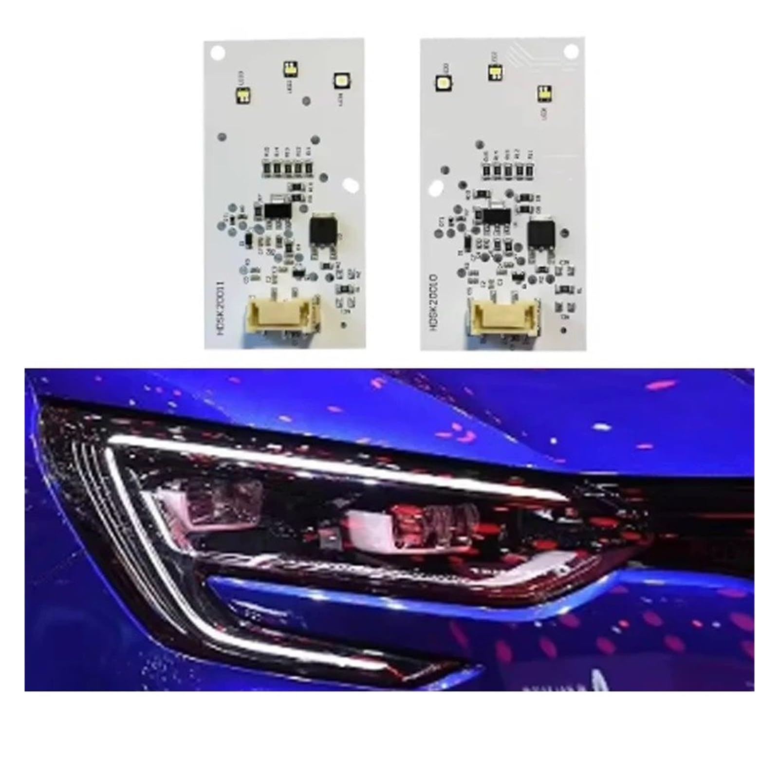 Unidad Control balasto Faros Placa LED DRL Blanca 285753299R 285759447R para Megane IV, Módulo Luces Diurnas para