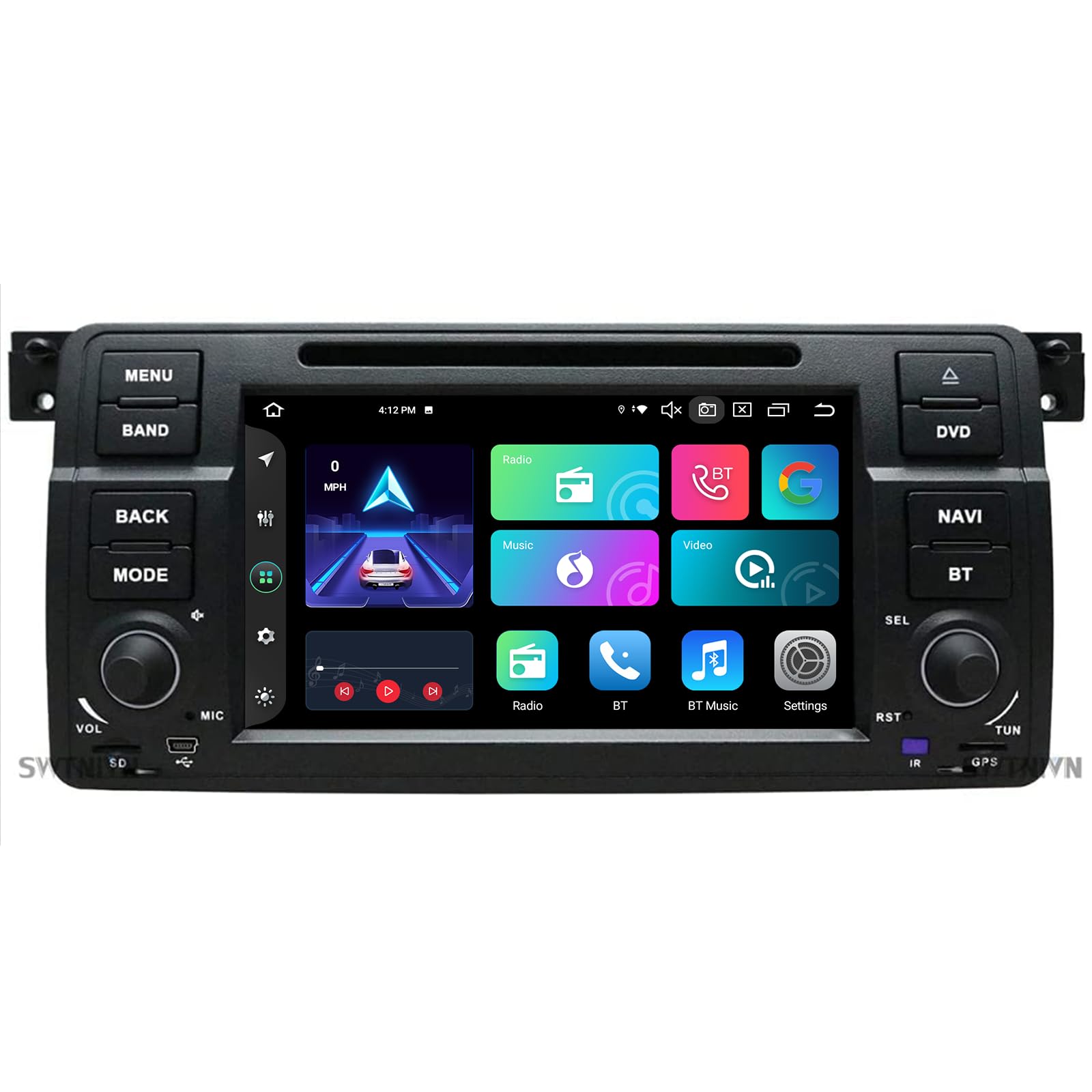 schermo touchscreen gps bluetooth wifi per bmw e46 m3