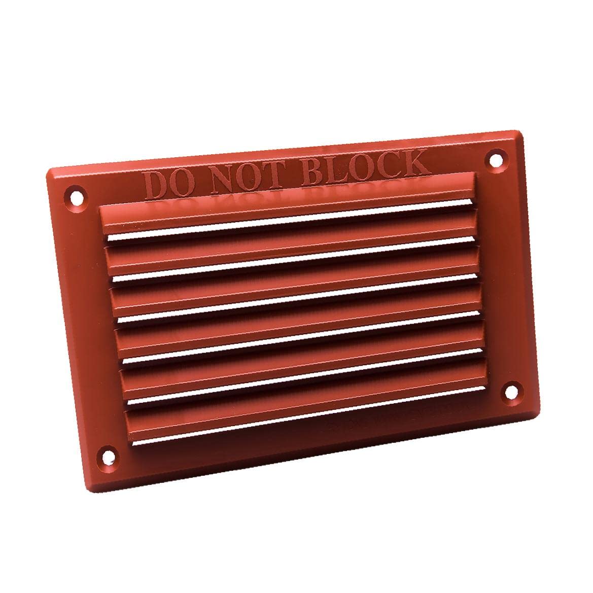Terracotta Louvre Air Vent 6" X 3" Plastic Grille For Internal And External Use from B&Q