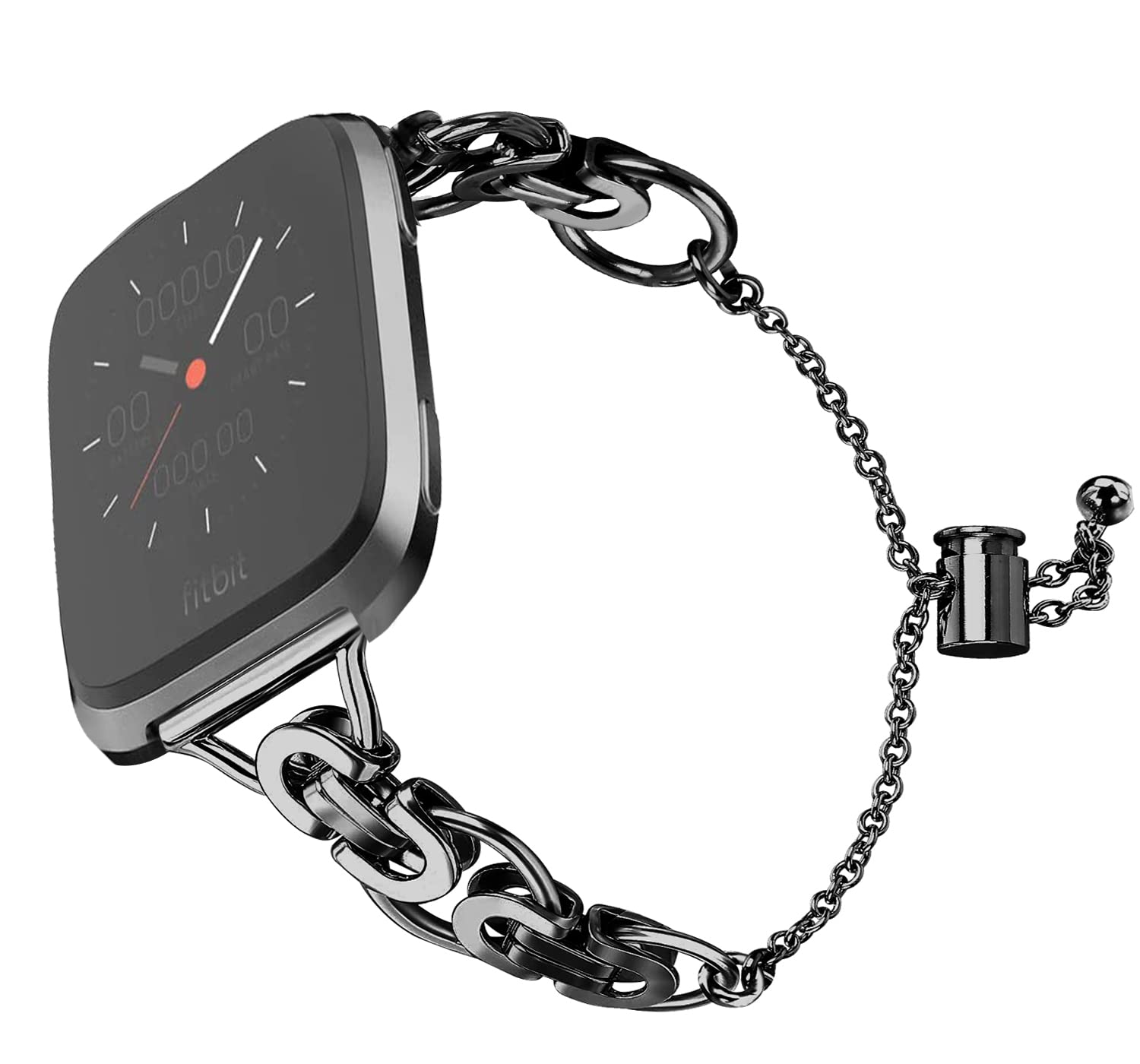TenCloud Metal Bands for Amazfit Bip 3 Pro/Bip U Pro/Bip S Lite, Adjustable Replacement Strap Bracelet Intended for Amazfit Bip 3 Pro (Black)-image-38