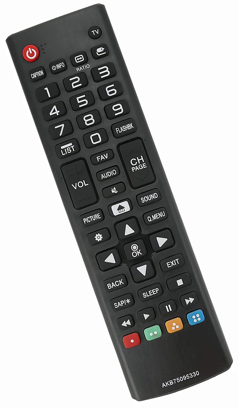 New AKB75095330 Remote Control Replacement for LG TV