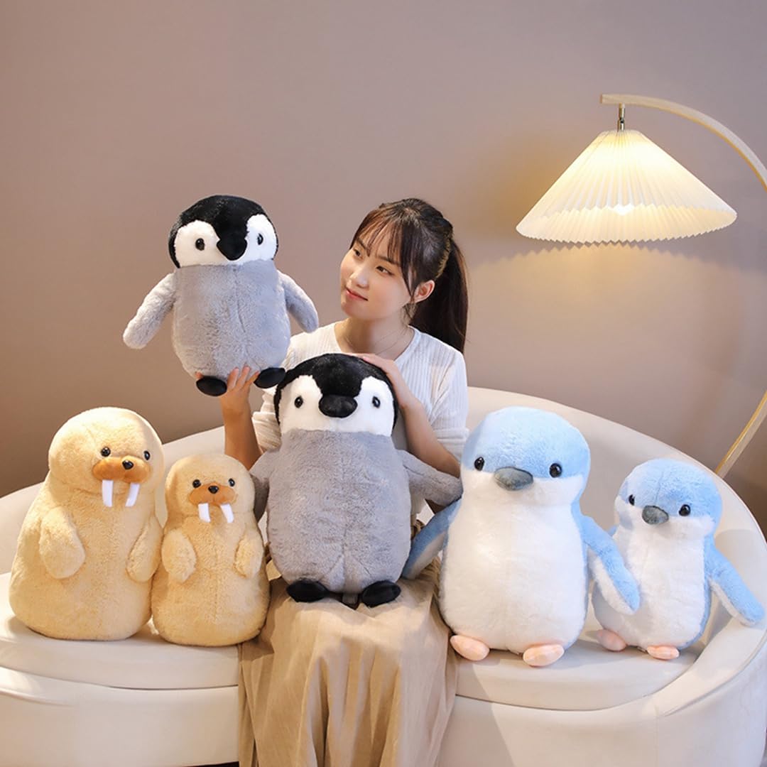 Amazon.co.jp: セイウチ ぬいぐるみ 海の哺乳類ぽちゃ 海洋生物 大きい