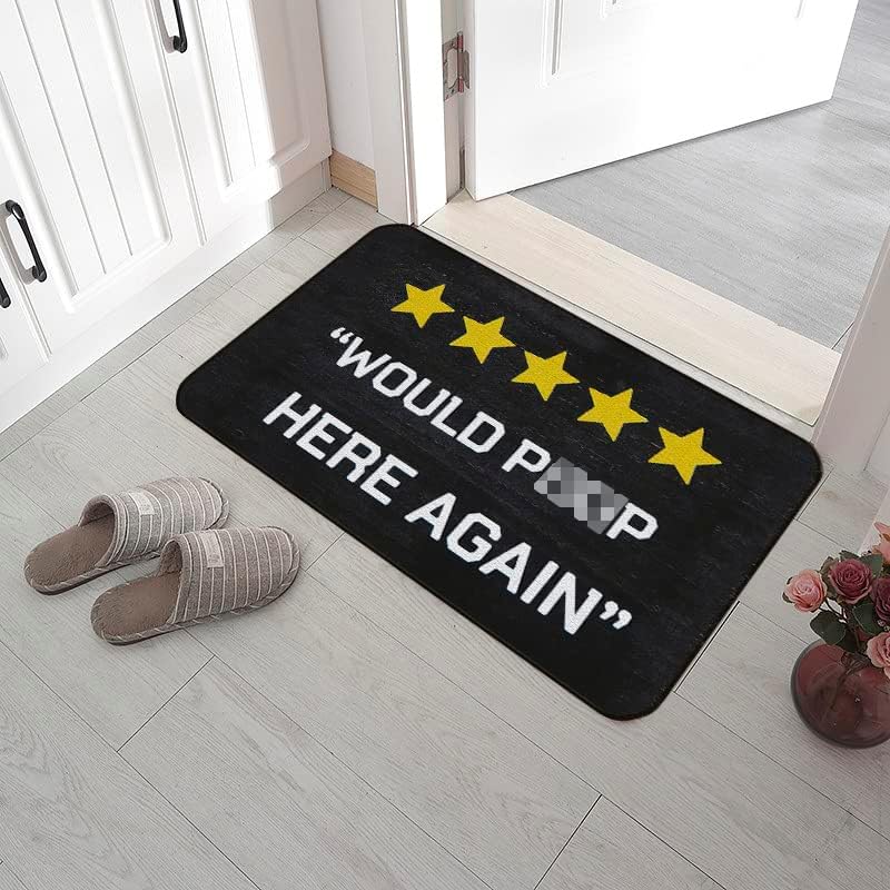 Miniatura 3 de Funny Would Here Again - Felpudo decorativo de 17 x 30 pulgadas, tapete decorativo para puerta de inodoro, baño, casa de campo
