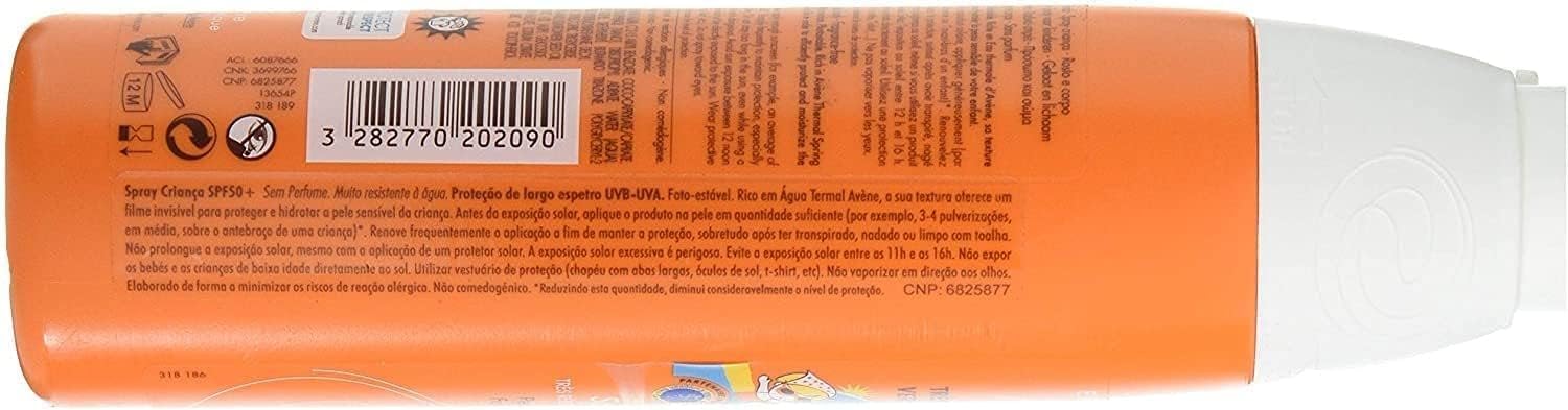 Avene 3282770202090 Spray do Opalania, Biały/Pomarańczowy, 200 ml