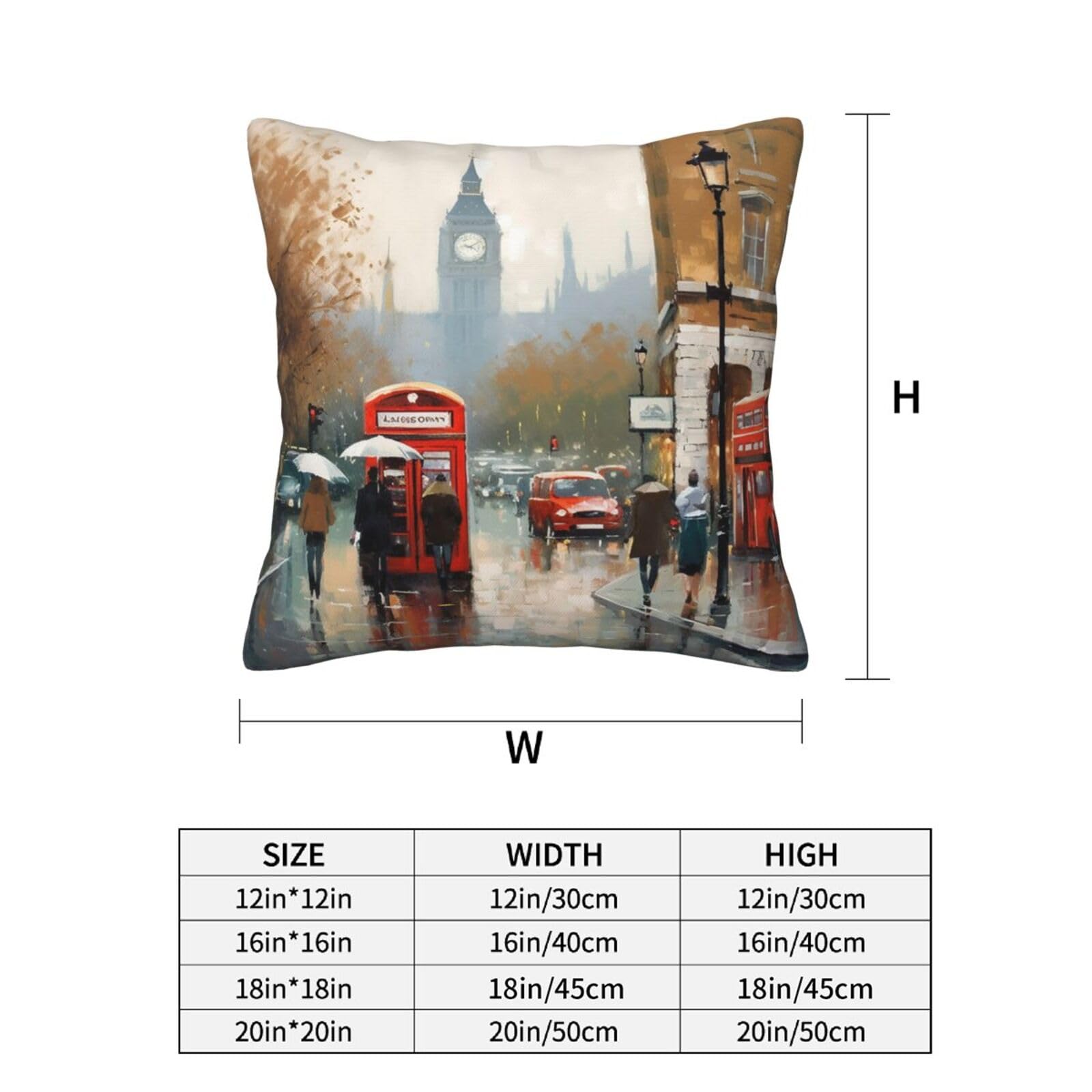 LHDGBWC Set di 2 federe decorative quadrate, morbide e moderne, per divano, camera da letto, soggiorno, 45,7 x 45,7 cm