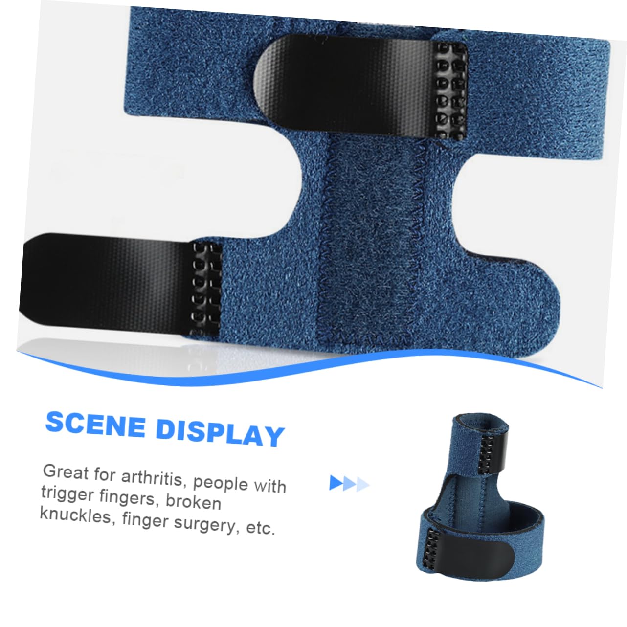 GALPADA Finger Splint with Insert for Lightweight and Easy to Wear for Support