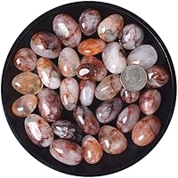 Vista 2 de Piedras de bolsillo curativas de cristal natural pulido, 3.53 oz, colección Rock