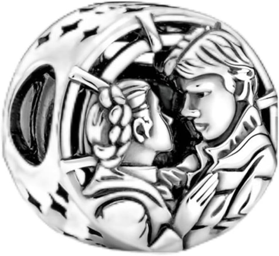 Han Solo & Leia Kiss Charm 0446