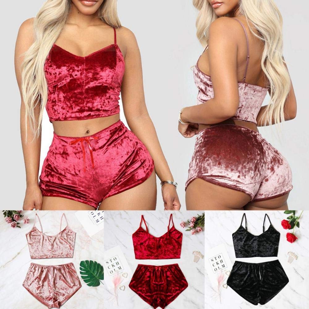 Frauen Dessous sexy erotik Dessous nachtwäscheFrauen Nachtwäsche Sexy Strap Shorts Pyjama Set Damen Nachtwäsche Frauen Plus Size BH Unterwäsche