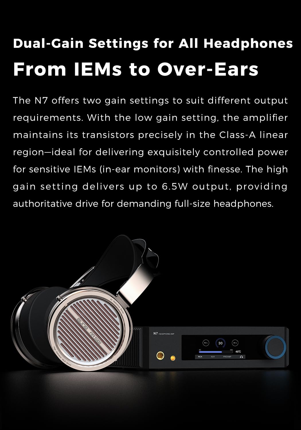 Amazon.com: aune N7 Class-A Headphone Amp, Pre-amp, Pure Class-A