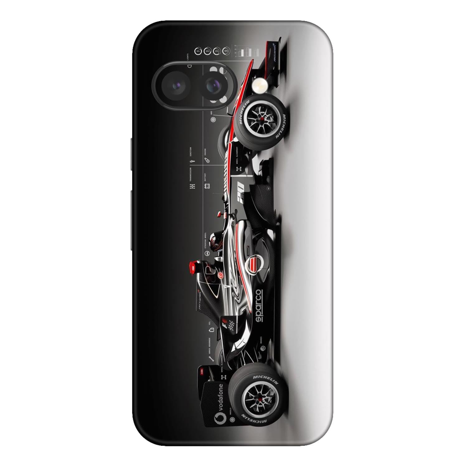 WRAP CRAFT Mobile Skins Compatible with Google Pixel 9A 5G Skin Not Back Cover, Camera & Back Protector Mobile Skin Wrap; Google Pixel 9A 5G-KE-117-image-15