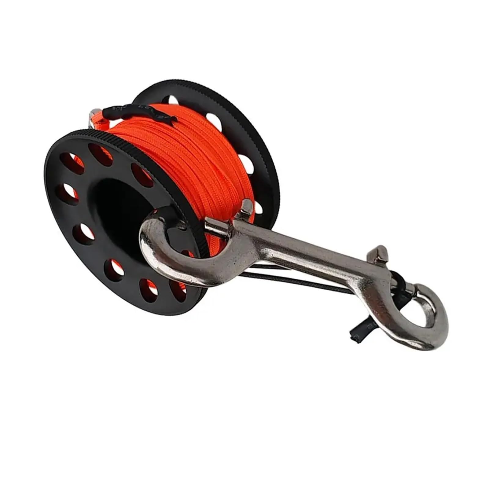 Diving Finger Spool, Scuba Diving Reel Spool 15m Multicolor Aluminum Alloy Cave Wreck Drift(Black)