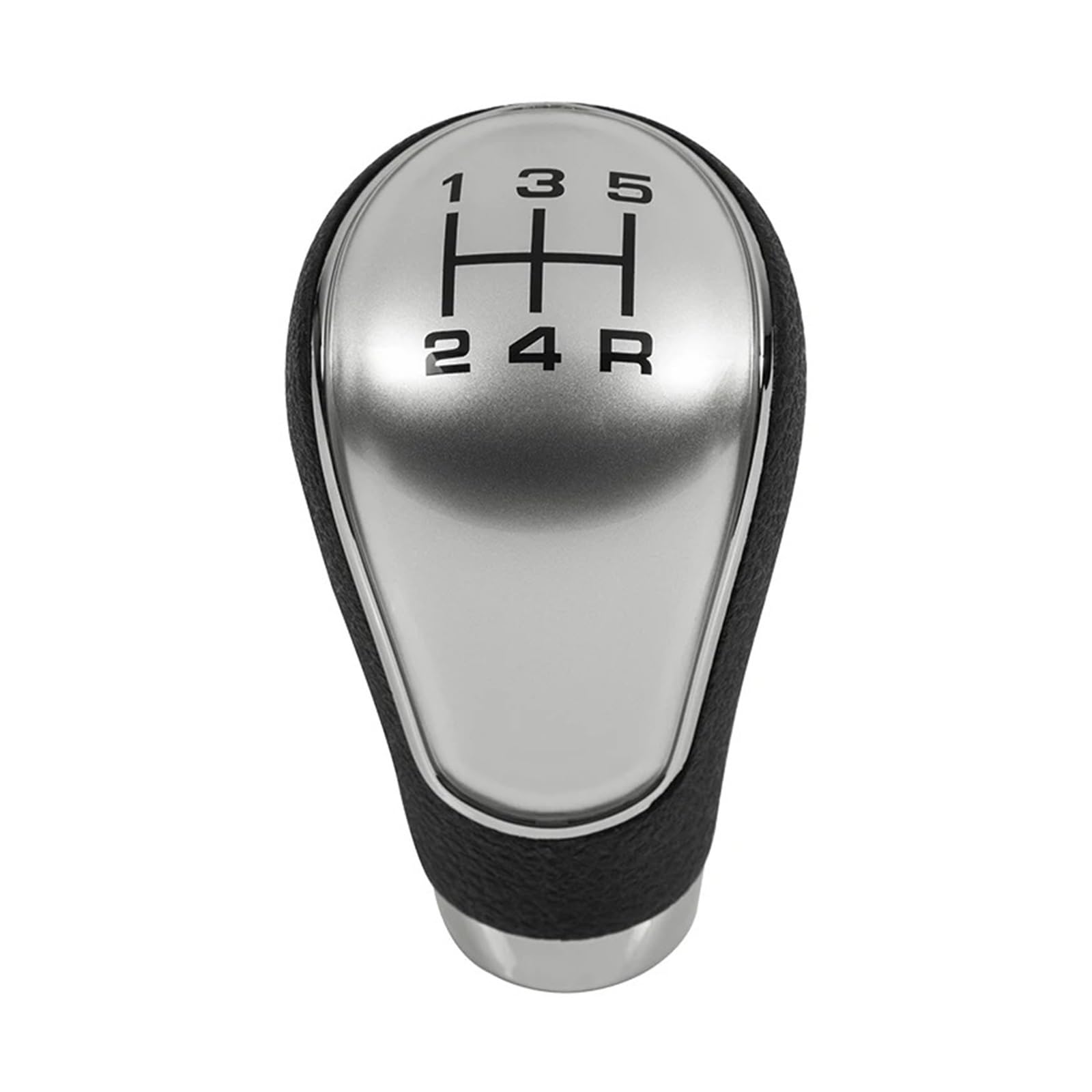 Sauanmnktp 5 Speed Silver Gearshift Knob For Mazda 3 Bk 2006-2010 Gear Shift Knob Lever Shifter Head