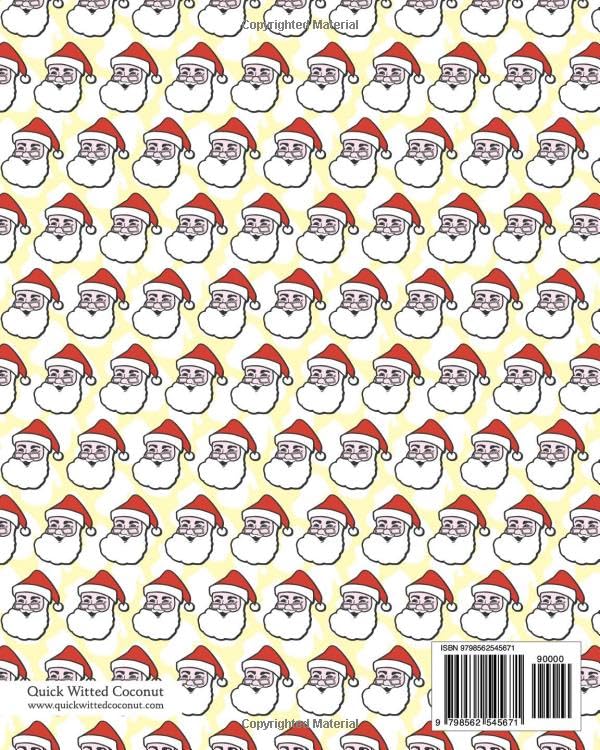 Father Christmas Notebook, Ruled Pages, 8x10 - Image 2