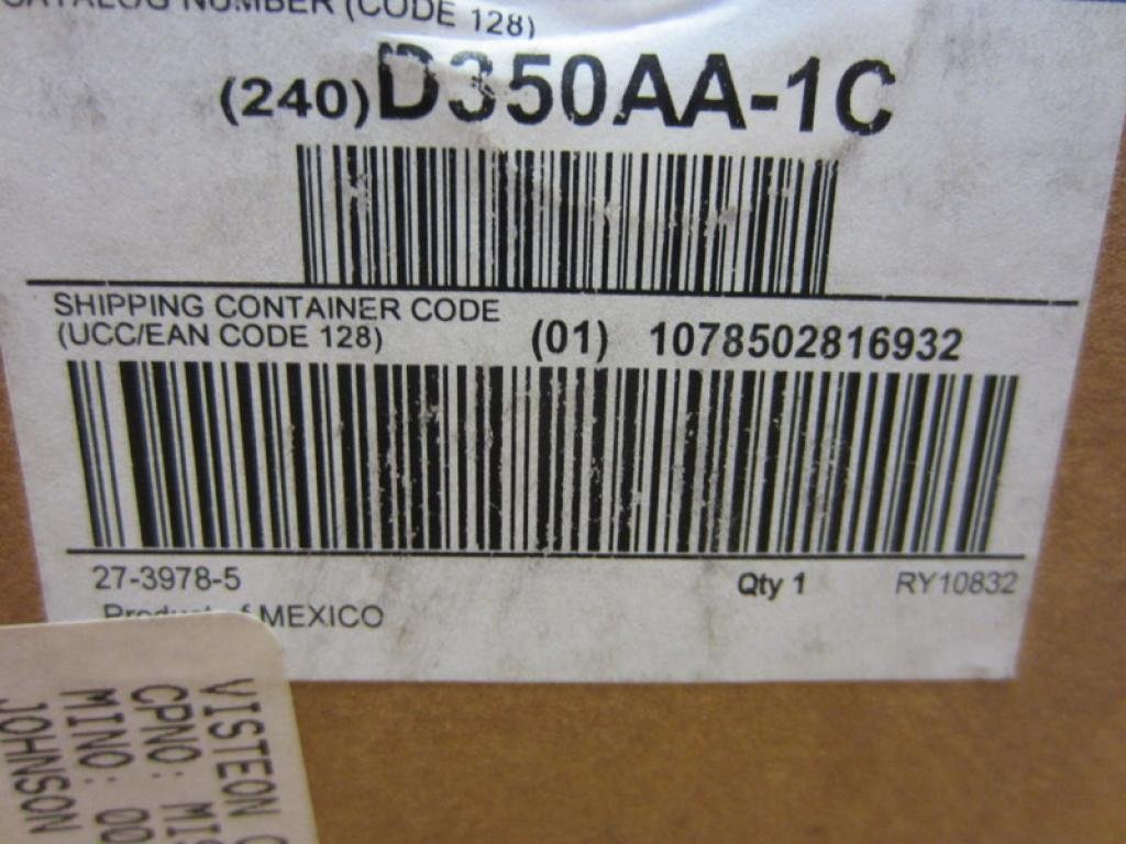 Johnson Controls D350AA-1C Digital Temperature Set Point, Fahrenheit Scale