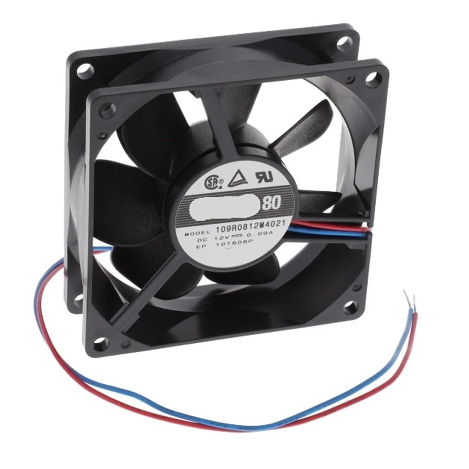 LZIKKGKI 109R0812M4021 12VDC FAN 80X80X25mm 1.08W 2wire 2350RPM