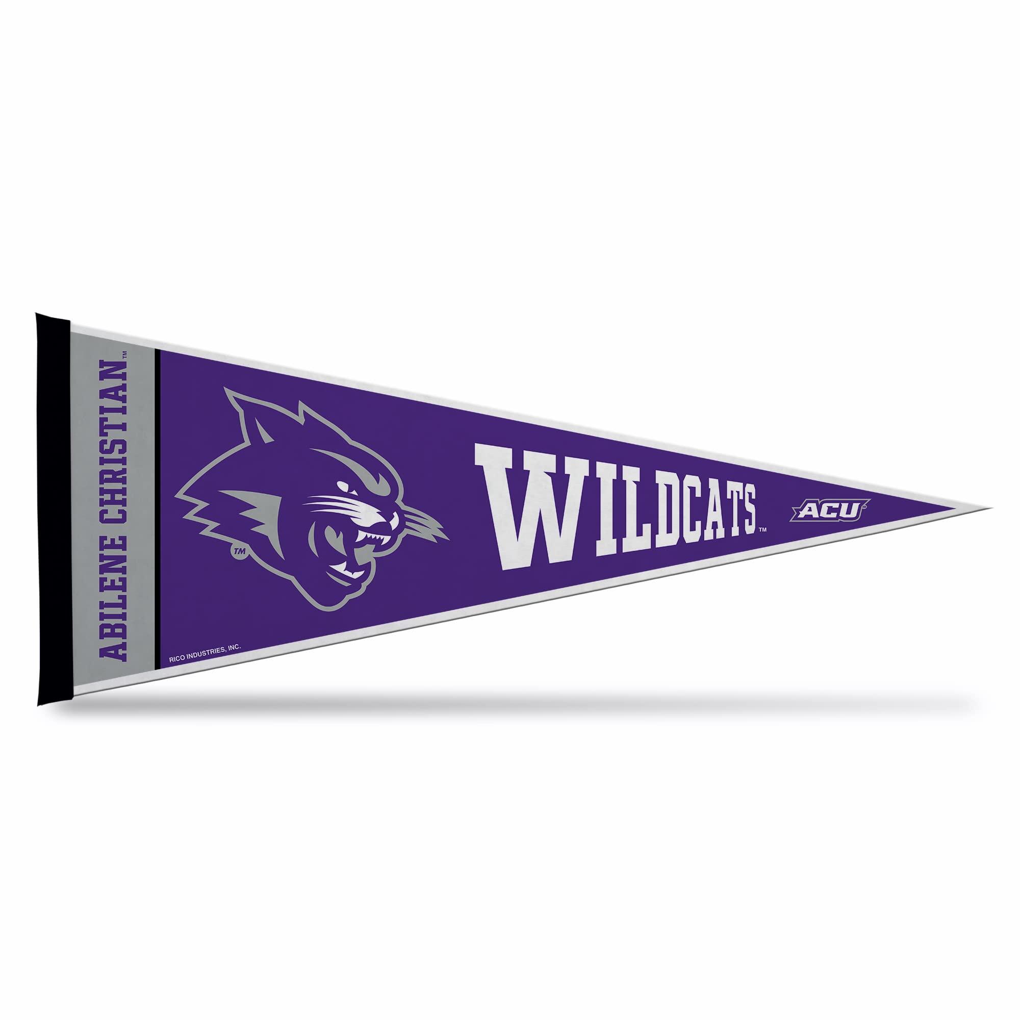 Rico Industries NCAA Abilene Christian Wildcats Exclusive 12" x 30" Felt Wall Décor Pennant - Great for Home/Bed Room/Man Cave Décor