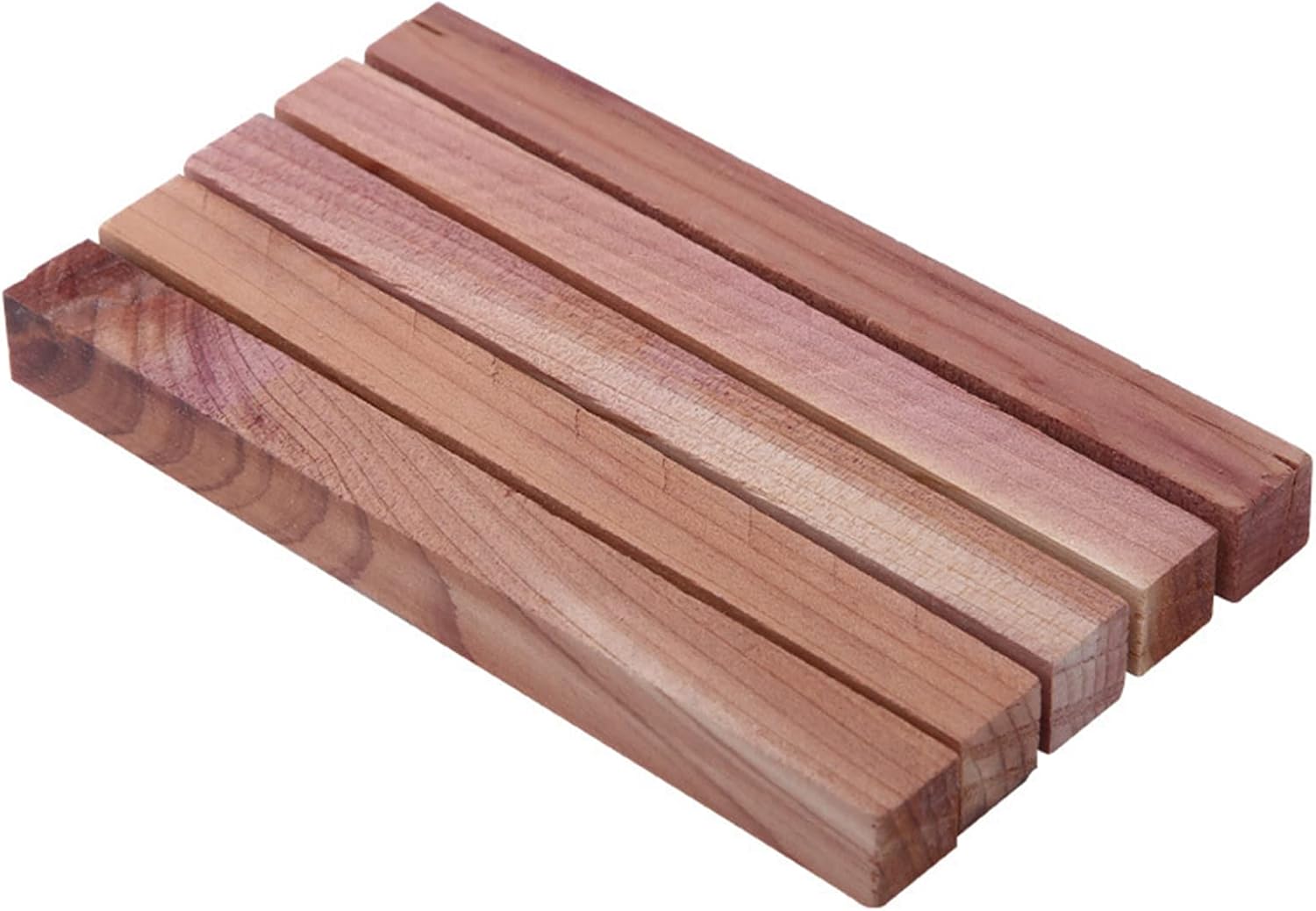 Repelente de Polillas de Madera de Cedro, Tiras de Madera de Cedro Antipolillas, Repelente de Polillas de Armario, para Armarios y Perchas 5 Piezas Tokaneit