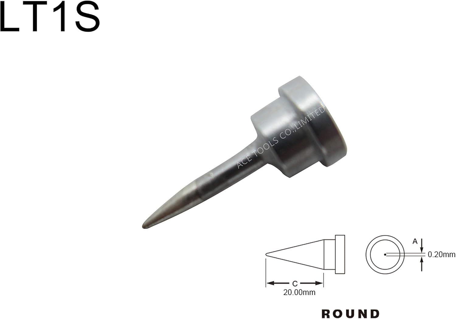 3 PCS LT Replacement Soldering Tips for WP80 WSP80 WSFP8 WD1000 WD2000 WSD81 WS81 WSF81D8 WS81D5 Solder Iron Handle Tip LTS LT1S LT4 (Brand"AiCE Tls")
