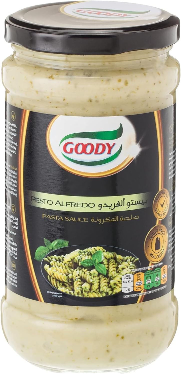 Goody Pesto Alfredo Pasta Sauce 411 gm